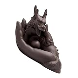 JUMPLAWN Quemador de Incienso Reflujo Dragón Decoración Aromaterapia Hogar Elegante Diseño Detallado Purificador Relajante