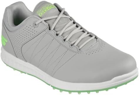 Skechers Men's Pivot Spikeless Golf Shoe, White/Grey, 13 Wide | Image 4