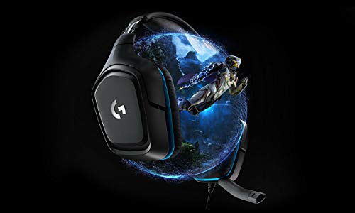 Logitech G432 Wired Gaming Headset 7.1 Surround Sound, DTS Headphone: X PC/Mac/Xbox One/PS4/Nintendo Switch, Black (Refurbished)
