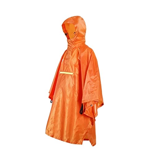 Habrur Raincoat Poncho Raincoat Waterproof Raincoat Men's Raincoat Women's One Size Awning Poncho Raincoat Rain Coat (Color : B, Size : One Size)