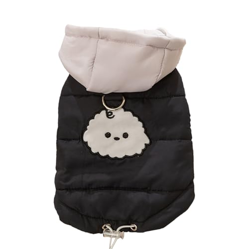 Souher 犬の服 ふわふわ ジャケット コート 裏起毛 可愛い冬服 フード 付き ペットドッグウェア パーカー 暖かい 犬洋服 厚手 小型犬 中型犬 ペット服 防寒 防風 お出かけ 散歩