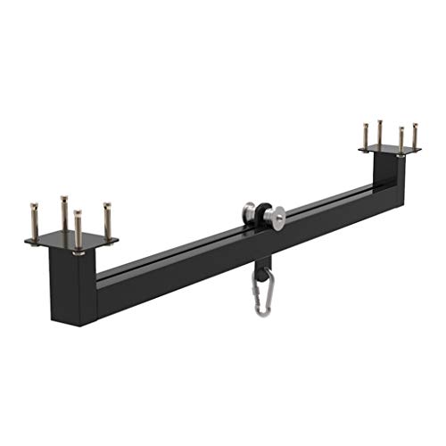 LYLXSF Boxing Punch Hanger Soporte para la Rejilla de Arena Deslizante de 102 y 106 cm de Longitud Fitness Hanger Fácil instalación Debajo del Acero Viga doméstica (Negro 106 * 6 * 12 cm)