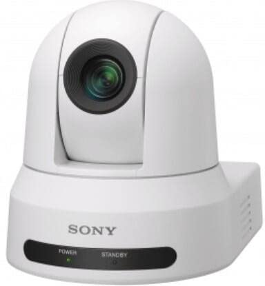 Sony Pro SRG-X40UHW.UC Standard PTZ Camera, White; Simple UVC or HDMI Connection; 30x Optical Zoom; 1/2.5" CMOS; DC 12V; 3840 x 2160 Max Resolution; Auto/Manual Focus; Day/Night; Image Stabilizer