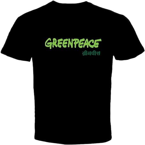 BEIYANUO Greenpeace 6 T Shirt Black XXL