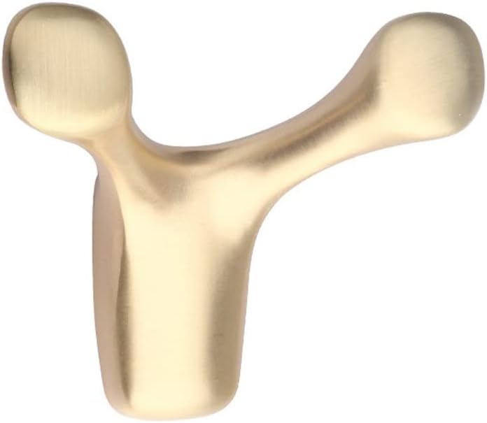 NWall-Mounted Clothes Hook Cow Horn Hook Bathroom Coat Hook Bedroom Robe Hook Coat Hook(D)