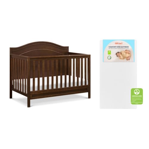 Davinci Charlie 4-in-1 Convertible Baby Crib w/Mattress - Espresso