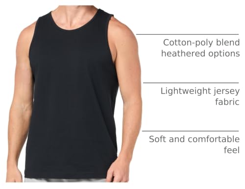 Image of Amazon Essentials Men's Regular-Fit Sleeveless Tank Tops