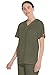 Dickies Men's EDS Signature Unisex V-Neck Scrub Top, Olive, X-Large