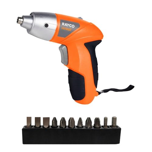 Kit Parafusadeira 4.8V com Maleta 12 Peças Rayco Bivolt