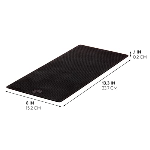 Alfombrilla de silicona iDesign para evitar quemaduras de planchas de pelo en la encimera 3