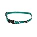 Coastal - Liâ€™L Pals Adjustable Dog Collar - Teal and Grey Diamonds - 3/8â€ x 6