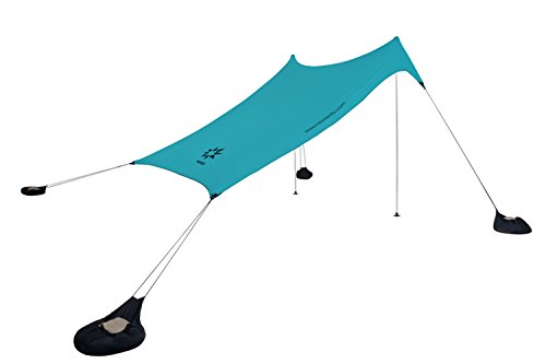 Neso Tents Grande Beach Tent, 2.1 m(7ft) Tall, 2.8m(9ft) x 2.8m(9ft), Reinforced Corners and Cooler Pocket(Teal)