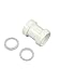 Danco 94036 Coupling, 1-1/2 in, Plastic, [Finish]<, for Use with Slip Joint Tubes, White