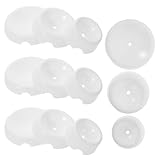 DEARMAMY 12 Stück Fondant Trockengestell aus Kunststoff mit Knopf Formen Tortendekorations Tablett...