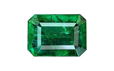 Émeraude naturelle de 7,62 carats verte en vrac pour homme et femme