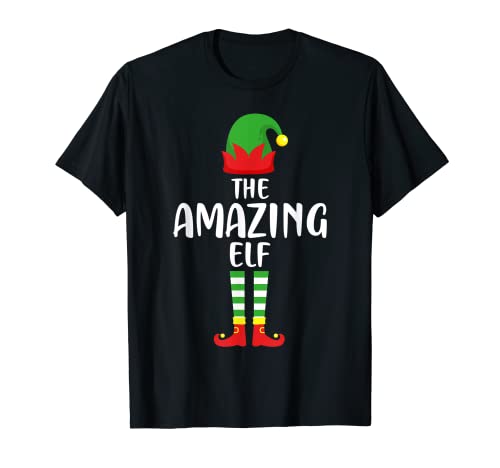 The Amazing Elf Family Matching Group Funny Christmas Camiseta