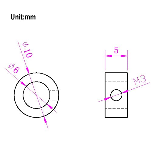 Befenybay 10 Stück Sicherungsring 6 mm Wellensicherungsring T6 Gewindesicherungsring für CNC-Teile (6 mm-Silber)