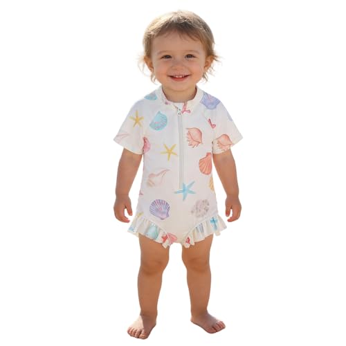 Maillot de bain fille zippé pour changer bébé facilement à la plage
