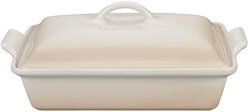 Le Creuset Stoneware Heritage Covered Rectangular Casserole, 4 qt...