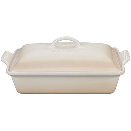 Le Creuset Stoneware Heritage Covered Rectangular Casserole, 4 qt...