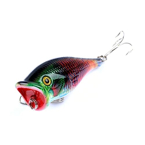 Toddmomy 4 Peças Iscas De Plástico Pintadas Iscas De Pesca Iscas Biônicas Iscas De Natação Realistas