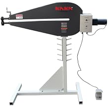 KAKA INDUSTRIAL Sheet Metal Bead Roller, 36 inch Throat, 20 Gauge0.036 Inch Capacity Sheet Metal Rotary Forming Machine, Electric Power Bead Roller with Foot Pedal Control 110V-60HZ-1PH RM-36