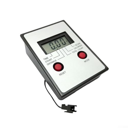 ABS Plastic Exercise Bike Monitor For Stationary Bikes and Rowing Machine LCD Speedometer With Time, Speed, Distance, and Calories Display