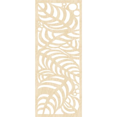 Image of 23 3 /8 inchW x 59 3 /8 inchH x 3 /8 inchT Mills Decorative Fretwork Wood Wall Panels, Birch