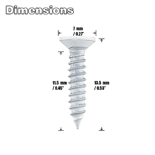 Tornillos autorroscantes acero inoxidable #6 x 1/2" pack 100 miniatura 2
