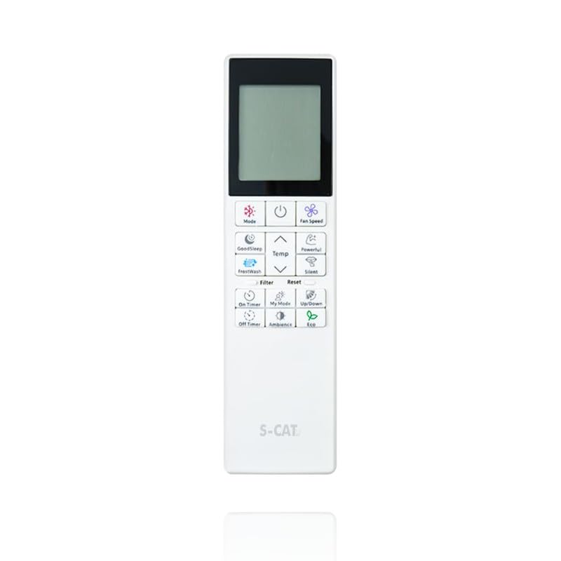Image of S-CAT Compatible with Hitachi AC Remote Control Original Model 272 (No Backlight) Suitable for 1 /1.5 /2 Ton Split /Window AC (Match Old Remote Exactly, for Any Issues Contact Customer Care)
