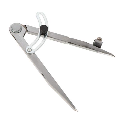 ULTECHNOVO Divisor de Aço Caranguejo Bússola de Couro Bússola de Espaçamento Ajustável Diy Wing Divi