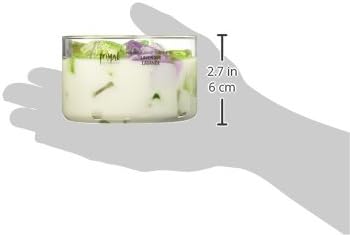 Primal Elements Color Bowl Candle, 2-Wick, Hand Poured, Soy Blend, Lavender, 9.5oz - 4