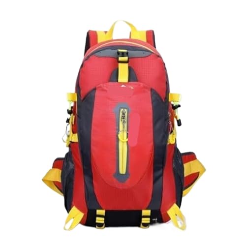 OUYUE Sac À Dos De Voyage Sac À Dos De Camping Léger De 55 L pour Hommes Et Femmes, Sac De Voyage d'alpinisme pour Camping Trekking(Rot)