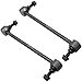 Detroit Axle - Front 8pc Sway Bars Tie Rods Kit for 2009-2020 Dodge Journey, 2 Sway Bars 4 Inner Outer Tie Rod Ends 2 Boots 2010 2011 2012 2013 2014 2015 2016 2017 2018 2019 Replacement