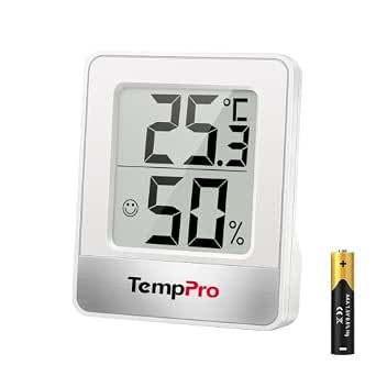 ThermoPro TP49 Small Digital Indoor Hygrometer, Atmosphere Thermometer, Temperature Monitor and Humidometer for Wellness in Office and Home - View 2