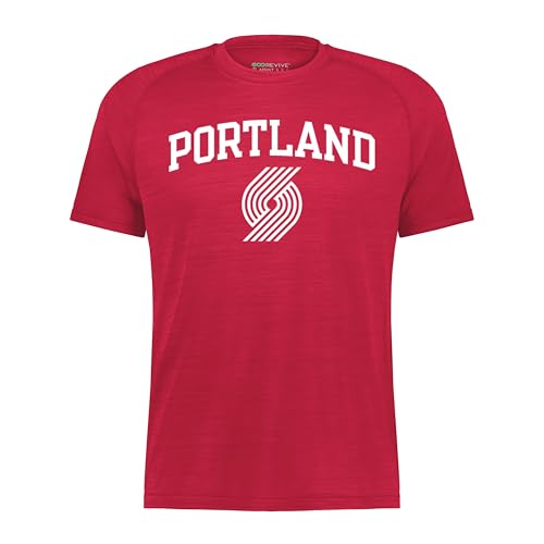 Holloway NBA Portland Trail Blazers All-Pro Tee - Lightweight Basketball T-Shirt, Perfect for Athletes Multi