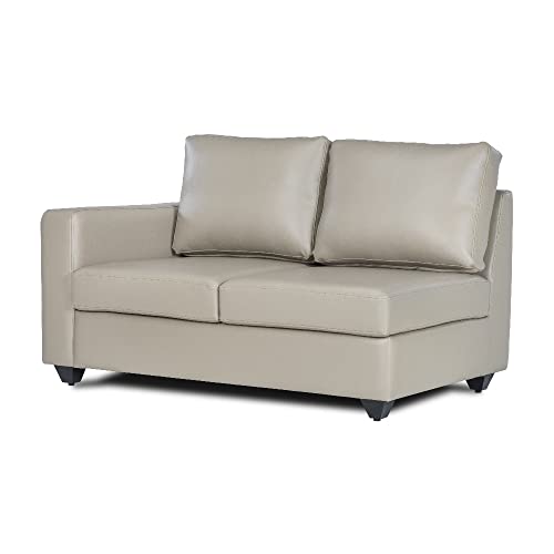 Image of Wakefit Sofa Set | 3 Year Warranty | Sofa 2 Seater, 2 Seater Sofa for Living Room, Wooden Sofa Set, Couch Sofa for Living Room, Sofa for Living Room - Napper(Jindal : Cappuccino)