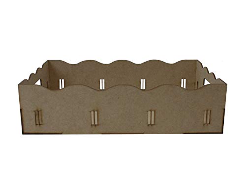 Promoção Kit Higiene Bebê 8 Peças Passa Fita Mdf Cru