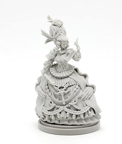 Figura modelo de resina 30mm King-dom Death White sin montar miniatura 3