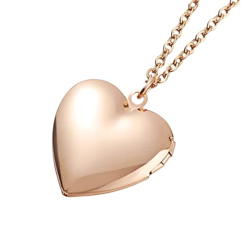 Médaillon coeur argent 925 LXGGUC pour garder vos photos cachées
