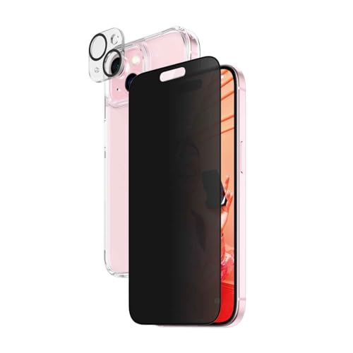 PanzerGlass Privacy iPhone 15 protège votre écran des regards indiscrets au bureau
