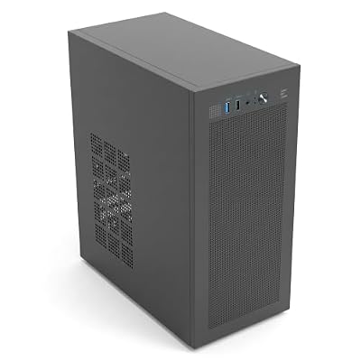 Zalman CUBIX Compact Micro-ATX MATX Mini ITX PC Case with 80mm Fan, Black