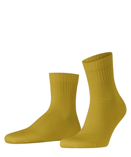 FALKE Run U Sso algodón lisos 1 par, Calcetines Unisex adulto, Amarillo Mimosa 1265 Rib, 46-48