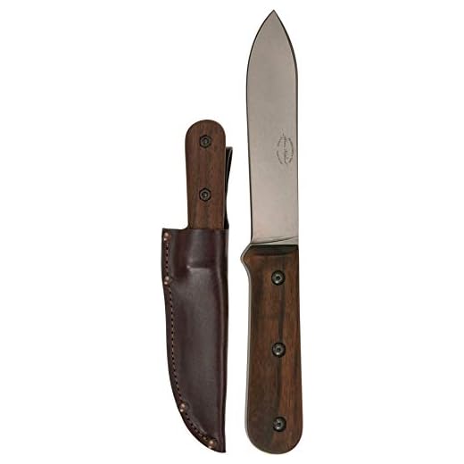 KA-BAR Becker Kephart Fixed 5.1 in Blade Walnut Handle, Brown BK62 Overall Length: 9.688"