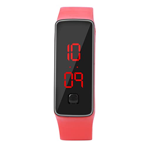 Cocoarm Reloj Deportivo LED, Reloj de Pulsera Digital con Correa de Silicona, Visualización de Tiempo y Calendario en Tiempo Real para Niñas y Niños (Rojo) Cocoarm Reloj Deportivo LED, Reloj de Pulsera Digital con Correa de Silicona, Visualización de Tiempo y Calendario en Tiempo Real para Niñas y Niños (Rojo)
