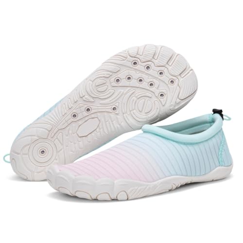 Image of Mishansha Womens Barefoot Water Shoes Wide Toe Box Swim Shoes Quick Dry Non Slip