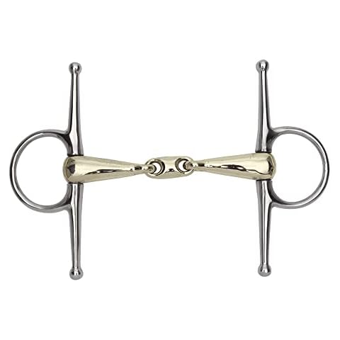 Shires Full Cheek Bit with Lozenge Cover