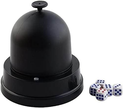 XYWHPGV Automatic Dice Roller Cup Battery Powered with 5 Dices(b78e5 d702b c1524 a14d1 7118b 62686