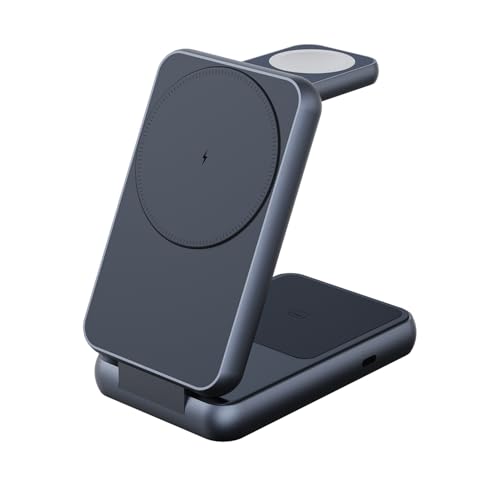 Eisuiyi ���C�����X�[�d�� 3in1 magsafe�Ή� 15W�}���[�d Apple Watch�[�d�� iPhone 17/16/15/14/13/12/ Airpods 2/3/4/Pro/iWatch�ȂǑΉ� �܂��ݎ� ��