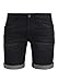 Produktbild Indicode Quentin Herren Jeans Shorts Kurze Denim Hose Mit Destroyed-Optik Aus Stretch-Material Regular Fit, Größe:XL, Farbe:Black (999)